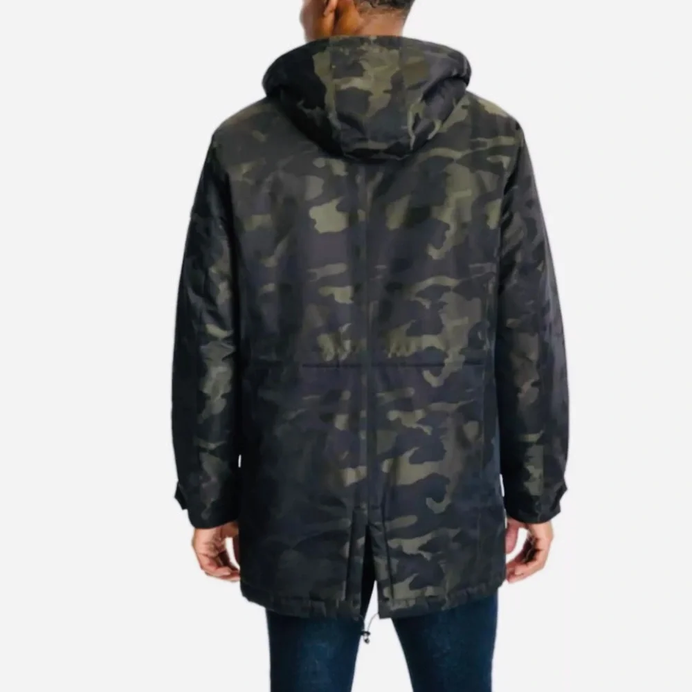 NWT MICHAEL KORS Men's Camouflage Print Hooded Parka Jacket Winter Coat $350msrp
